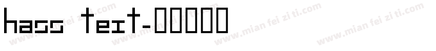 hass text字体转换